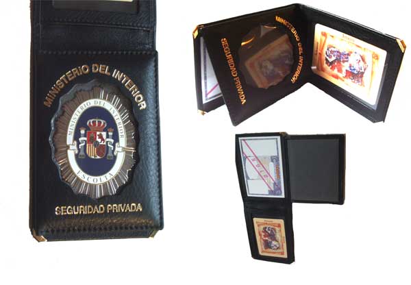 CARTERA PORTA- PLACAS ESCOLTA SEGURIDAD PRIVADA - Click en la imagen para cerrar